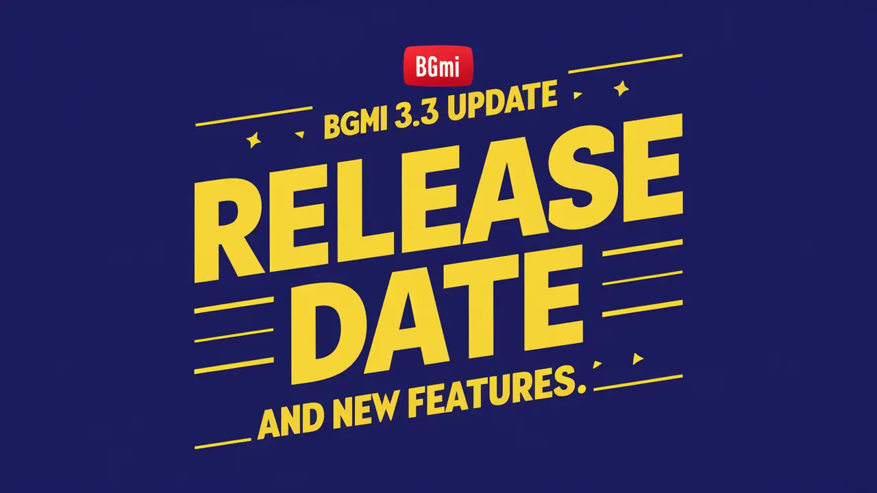 BGMI 3.3 Update Release Date And New Features